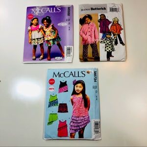 Butterick and McCall’s sewing patterns